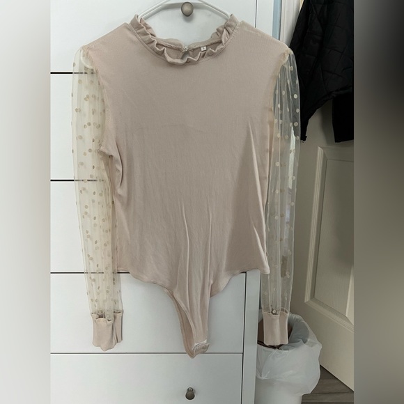 Amazon Tops - Cream Bodysuit